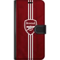 Miniatyrbillede 3 af 3: Kompatibel Tegnebogsetui til Samsung Galaxy S9+ Arsenal Emblem Fotboll Premier League Klubbmärke Röd Vit