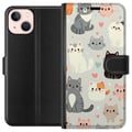 Pikkukuva 1 / 3: Yhteensopiva Lompakkokotelo Apple iPhone 13 mini Kissoja