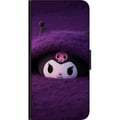Miniatyrbilde 2 av 2: Kompatibelt Lommeboketui til Samsung Galaxy A03s Kuromi-inspirert figur i lilla, fluffy fantasymiljø med mystisk kawaii-følelse