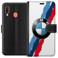 Pikkukuva 1 / 2: Yhteensopiva Lompakkokotelo Samsung Galaxy A20e BMW Raidat
