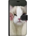 Pikkukuva 3 / 3: Yhteensopiva Lompakkokotelo Samsung Galaxy S22 Ultra 5G Kissa