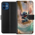 Miniatyrbillede 1 af 3: Kompatibel Tegnebogsetui til Apple iPhone 12 Disney Stitch samlerfigur blå alien