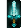 Miniatyrbild 3 av 3: Kompatibelt Plånboksfodral till OnePlus 9 Pro Minecraft svärd
