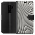 Miniatyrbillede 1 af 3: Kompatibel Tegnebogsetui til Samsung Galaxy S9+ Sølvbølger