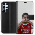 Pikkukuva 1 / 3: Yhteensopiva Lompakkokotelo Samsung Galaxy S22 Ultra 5G Martin Ødegaard -taide – Lähikuvitus Arsenal-pelipaidassa