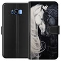 Miniatyrbilde 1 av 3: Kompatibelt Lommeboketui til Samsung Galaxy S8 Hesten i kjærlighet