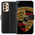 Pikkukuva 1 / 3: Yhteensopiva Lompakkokotelo Samsung Galaxy A33 5G Porschen vaakuna juliste luksusauto tunnus urheiluauto logo Stuttgart klassinen retrodesign automer