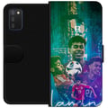 Miniatyrbilde 1 av 2: Kompatibelt Lommeboketui til Samsung Galaxy A03s Lamine Yamal-fotballmotiv med Barcelona- og Spania-inspirasjon i fargerik stil
