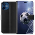 Pikkukuva 1 / 3: Yhteensopiva Lompakkokotelo Apple iPhone 12 mini Jalkapallo Nopeus Verkko Urheilu Ottelu Peli