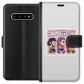 Miniatyrbild 1 av 3: Kompatibelt Plånboksfodral till Samsung Galaxy S10+ Kpop Demon Hunters Huntrix Chibi Idols Cute Cartoon Kawaii Energy