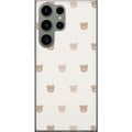 Miniatyrbilde 1 av 3: Kompatibelt Mobildeksel til Samsung Galaxy S23 Ultra Teddybakgrunn - søte teddybjørner mot en myk bakgrunn
