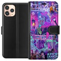 Miniatyrbilde 1 av 3: Kompatibelt Lommeboketui til Apple iPhone 11 Pro Kpop demonjegere neonlys by lilla glød idolestetikk stemning