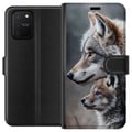 Pikkukuva 1 / 3: Yhteensopiva Lompakkokotelo Samsung Galaxy S10 Lite Sudet Villi Luonto Eläin Mystinen