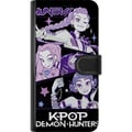 Miniatyrbillede 3 af 3: Kompatibel Tegnebogsetui til Samsung Galaxy S9+ Kpop Dæmonjægere Huntrix Trio Lilla Stjerner Retro Kosmisk Idolglød
