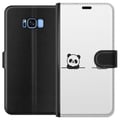 Miniatyrbilde 1 av 3: Kompatibelt Lommeboketui til Samsung Galaxy S8 Panda Koala