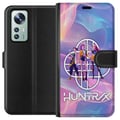 Pikkukuva 1 / 3: Yhteensopiva Lompakkokotelo Xiaomi 12 Huntrix Neon Trio Kpop Demon Hunter Värikäs futuristinen design, jossa on kolme naispuolista sankaria pastellis