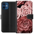 Pikkukuva 1 / 3: Yhteensopiva Lompakkokotelo Apple iPhone 12 mini Ruusut