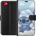 Pikkukuva 1 / 3: Yhteensopiva Lompakkokotelo Apple iPhone SE (2022) Stitch hyvää yötä pilvet nukkuva söpö nukkumaanmeno pilvet kawaii kodikas sininen hahmo pehmeä est