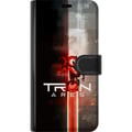 Pikkukuva 3 / 3: Yhteensopiva Lompakkokotelo Samsung Galaxy S23+ Tron Ares sähköinen ruudukkotyyli, moderni sci-fi-design, jossa on voimakkaita värejä, valotehosteita
