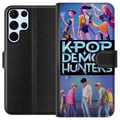 Pikkukuva 1 / 3: Yhteensopiva Lompakkokotelo Samsung Galaxy S22 Ultra 5G Kpop Demon Hunters korealainen idolibändi juliste anime pelaaminen fantasia piirretty retroty