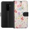 Miniatyrbillede 1 af 3: Kompatibel Tegnebogsetui til Samsung Galaxy S9+ Blomster