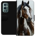 Miniatyrbillede 1 af 3: Kompatibel Tegnebogsetui til OnePlus 9 Pro Häst Djurmotiv Grafisk Design Natur Kraftfullt Motiv