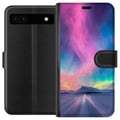 Pikkukuva 1 / 3: Yhteensopiva Lompakkokotelo Google Pixel 6a Revontuli