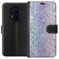 Pikkukuva 1 / 3: Yhteensopiva Lompakkokotelo OnePlus 8 Pro Glitter Leopard