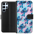 Pikkukuva 1 / 3: Yhteensopiva Lompakkokotelo Samsung Galaxy S22 Ultra 5G Stitch Retro