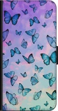 Miniatyrbillede 3 af 3: Kompatibel Tegnebogsetui til OnePlus 9 Pro Sommerfugle