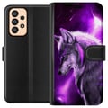 Pikkukuva 1 / 3: Yhteensopiva Lompakkokotelo Samsung Galaxy A33 5G Punainen Susi