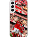 Miniatyrbild 1 av 3: Kompatibelt Mobilskal till Samsung Galaxy S22 5G Arsenal illustration – Martin Ødegaard i fotbollströja målgest design