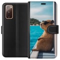 Miniatyrbild 1 av 3: Kompatibelt Plånboksfodral till Samsung Galaxy S20 FE Kapybara vid havet med solglasögon humoristisk charmig design med avslappnad semesterkänsla