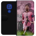 Miniatyrbillede 1 af 3: Kompatibel Tegnebogsetui til Motorola Moto G9 Play Messi
