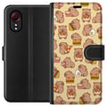 Miniatyrbillede 1 af 3: Kompatibel Tegnebogsetui til Samsung Galaxy Xcover 5 Kawaii capybara mobilcover med flere søde figurer