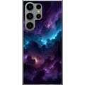 Miniatyrbilde 1 av 3: Kompatibelt Mobildeksel til Samsung Galaxy S23 Ultra Kosmisk tåke med dype lilla og blå skyer, glødende lysåpninger, stjerneprikker og romfølelse som