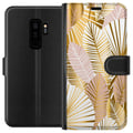 Miniatyrbillede 1 af 3: Kompatibel Tegnebogsetui til Samsung Galaxy S9+ Guld