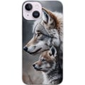 Pikkukuva 1 / 3: Yhteensopiva Puhelinkuori Apple iPhone 14 Sudet Villi Luonto Eläin Mystinen