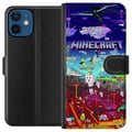 Pikkukuva 1 / 3: Yhteensopiva Lompakkokotelo Apple iPhone 12 mini Minecraft