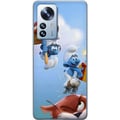 Miniatyrbillede 1 af 3: Kompatibel Mobilcover til Xiaomi 12 Pro Smølferne plakat blå tegneseriefigurer retro tegnefilm Schtroumpfs serie barndom klassiske figurer design