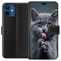 Miniatyrbilde 1 av 3: Kompatibelt Lommeboketui til Apple iPhone 12 Katt