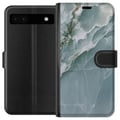 Miniatyrbillede 1 af 3: Kompatibel Tegnebogsetui til Google Pixel 6a Marmor Ishøj