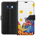 Miniatyrbillede 1 af 3: Kompatibel Tegnebogsetui til Samsung Galaxy S8 Stitch Glass