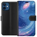 Miniatyrbilde 1 av 3: Kompatibelt Lommeboketui til Apple iPhone 12 Galaksen