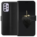 Pikkukuva 1 / 3: Yhteensopiva Lompakkokotelo Samsung Galaxy A52s 5G Ylellinen Mansikka
