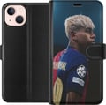 Miniatyrbilde 1 av 3: Kompatibelt Lommeboketui til Apple iPhone 13 mini Lamine Yamal - Barcelonas Wonderkid i Fokus