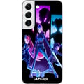 Miniatyrbillede 1 af 3: Kompatibel Mobilcover til Samsung Galaxy S22 5G Futuristisk girl group-illustration med neonlys og stærke farver i sci-fi-æstetik