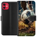 Miniatyrbillede 1 af 3: Kompatibel Tegnebogsetui til Apple iPhone 11 Fodbold