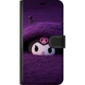 Miniatyrbillede 3 af 3: Kompatibel Tegnebogsetui til Samsung Galaxy S21 Kuromi-inspireret figur i et lilla, fluffy fantasymiljø med mystisk kawaii-stemning