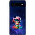 Miniatyrbild 1 av 3: Kompatibelt Mobilskal till Google Pixel 6a Roblox Space Explorer Design futuristiskt rymdtema med färgstarka detaljer spelkänsla och neonljus i blått